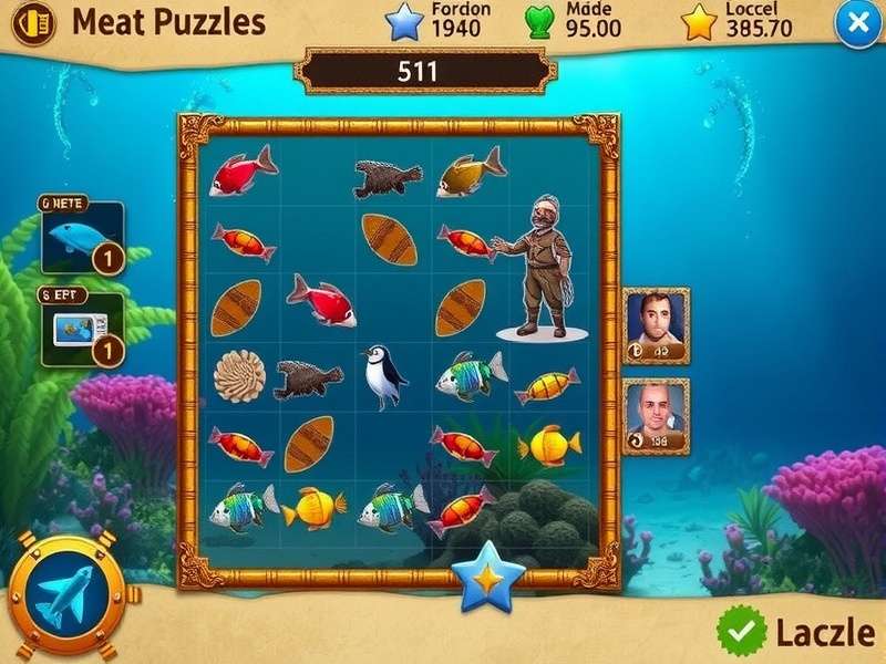 Marine Mysteries India puzzle solving interface